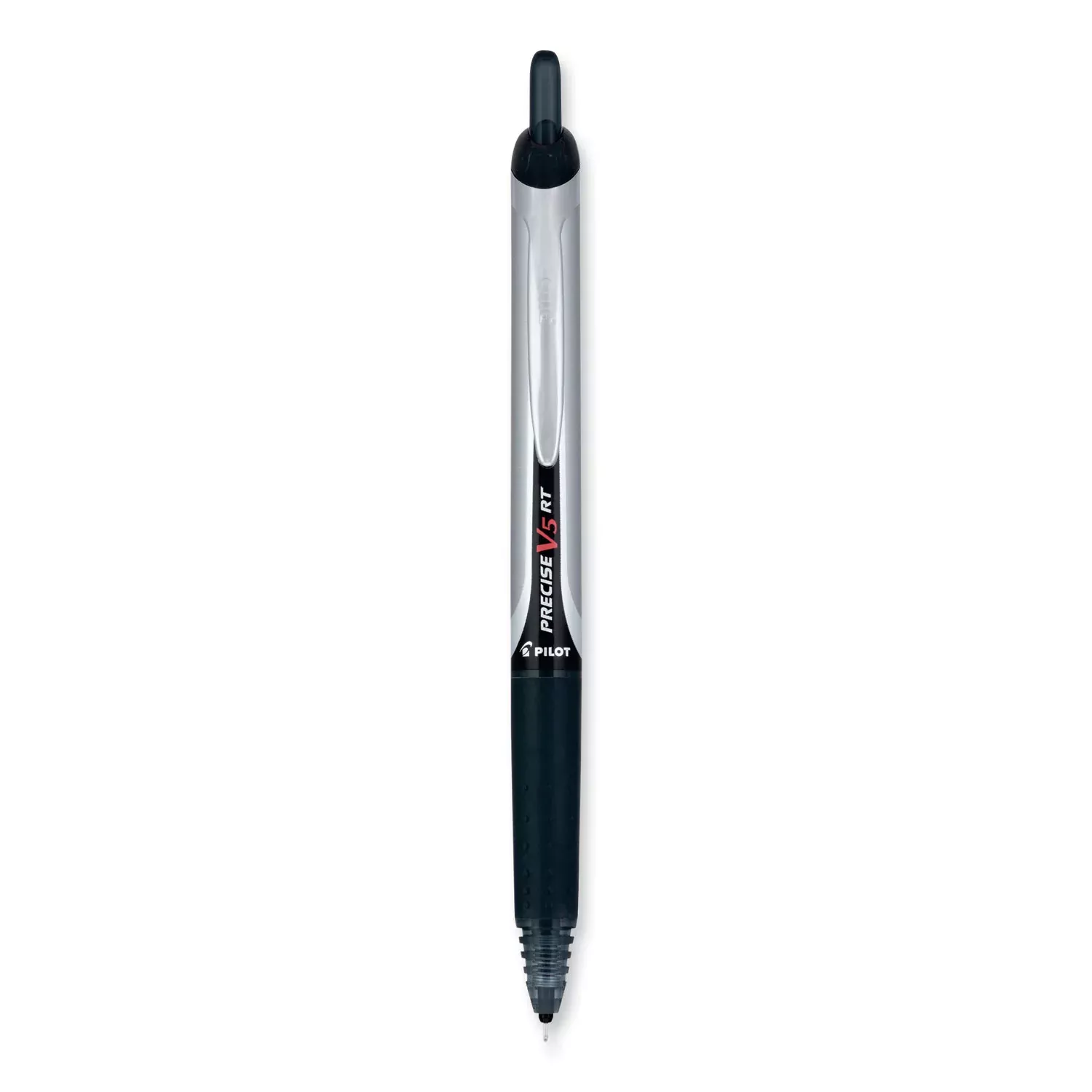 0.5 mm Extra Fine Pen Point - Retractable - Black Ink - Liquid - Rubber Barrel - 30 / Pack