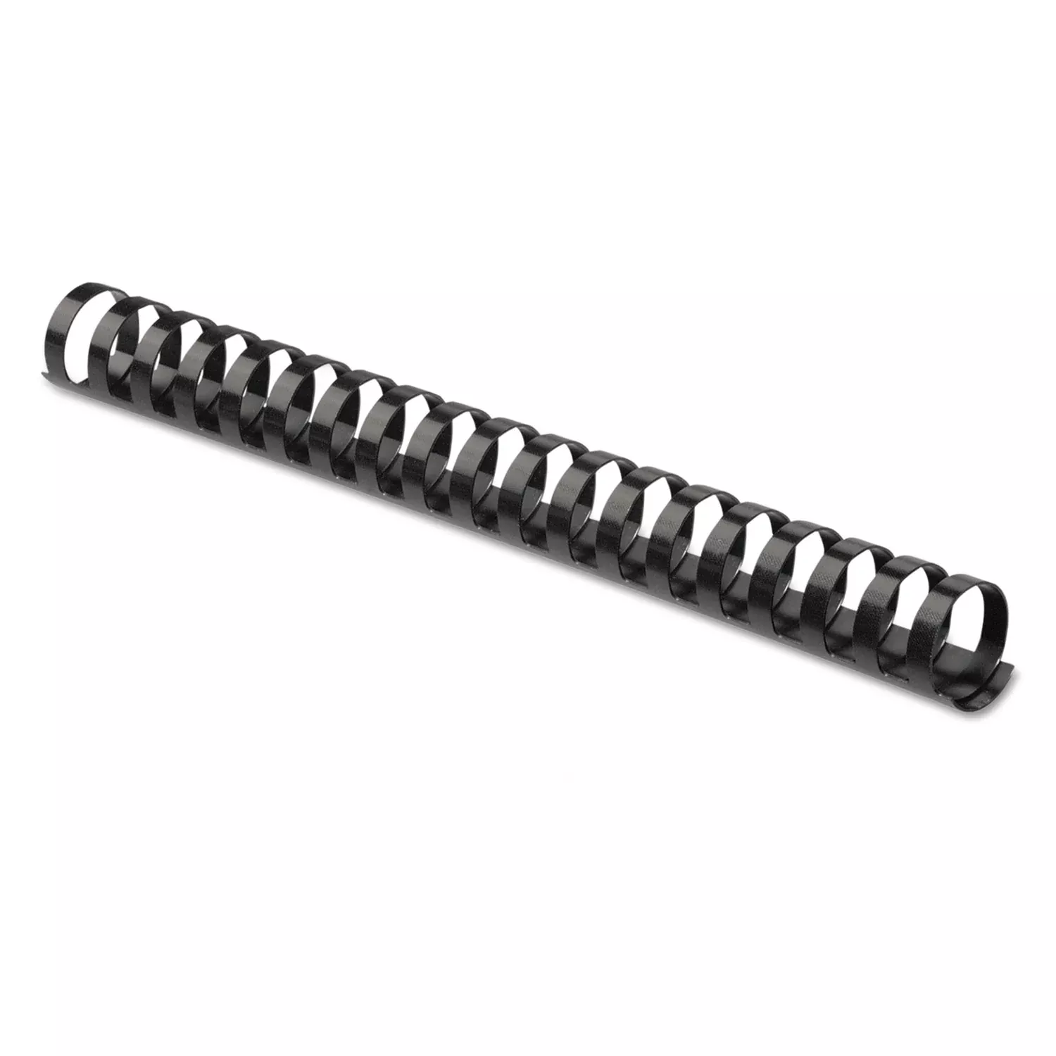 0.7" Height x 10.8" Width x 0.7" Depth - 0.75" Maximum Capacity - 150 x Sheet Capacity - For Letter 8 1/2" x 11" Sheet - 19 x Rings - Round - Black - Plastic - 1 Pack