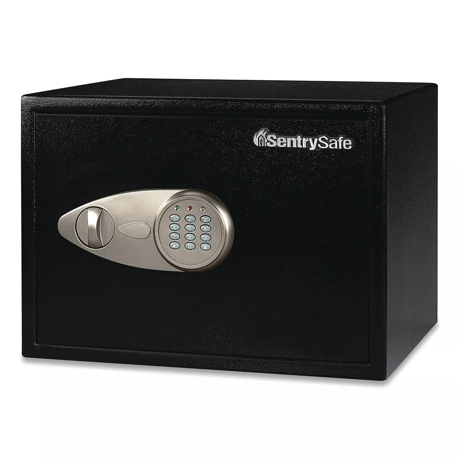 1.20 ft³ - Electronic, Key Lock - 2 Live-locking Bolt(s) - Internal Size 10.50" Height x 16.75" Width x 12.63" Depth - Overall Size 10.6" Height x 17" Width x 14.8" Depth - Black - Steel