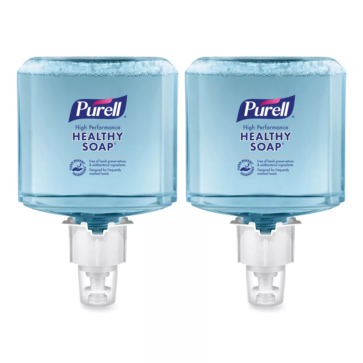 1.27 quart - Push-Style Dispenser - Dirt Remover, Kill Germs - Hand, Skin - Clear - Recycled - Dye-free - 1 Carton