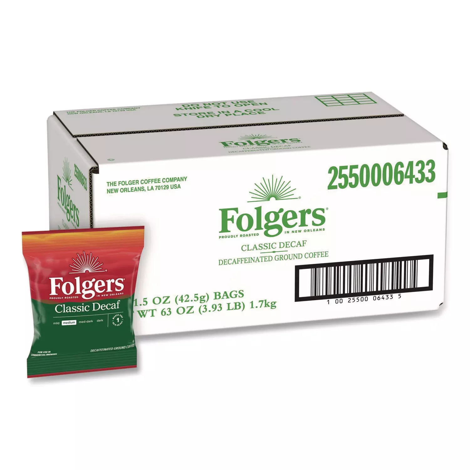 1.5 oz - Fraction Pack - Decaffeinated - 42 / Carton