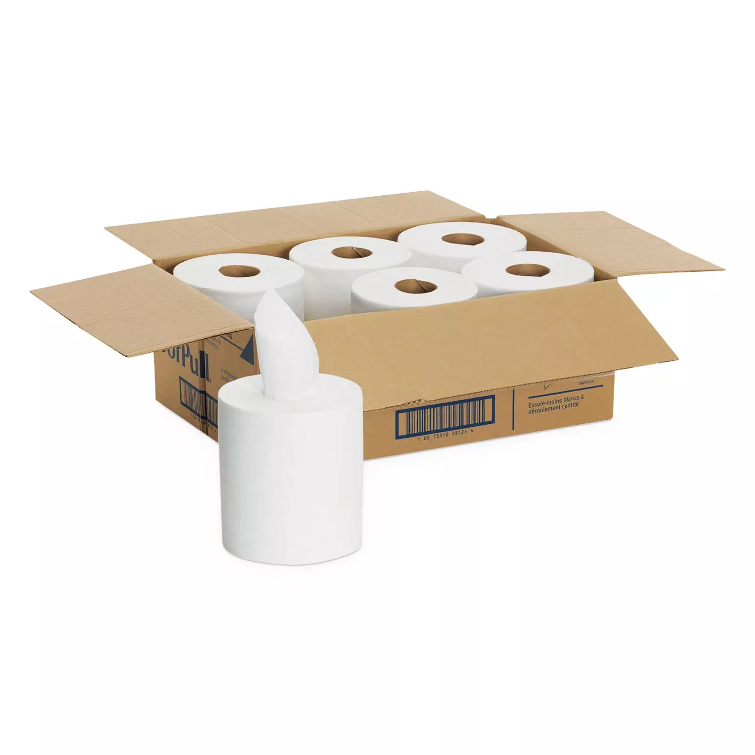 1 Ply - 15" Width x 7.80" Length - 320 Sheets/Roll - White - 6 / Carton
