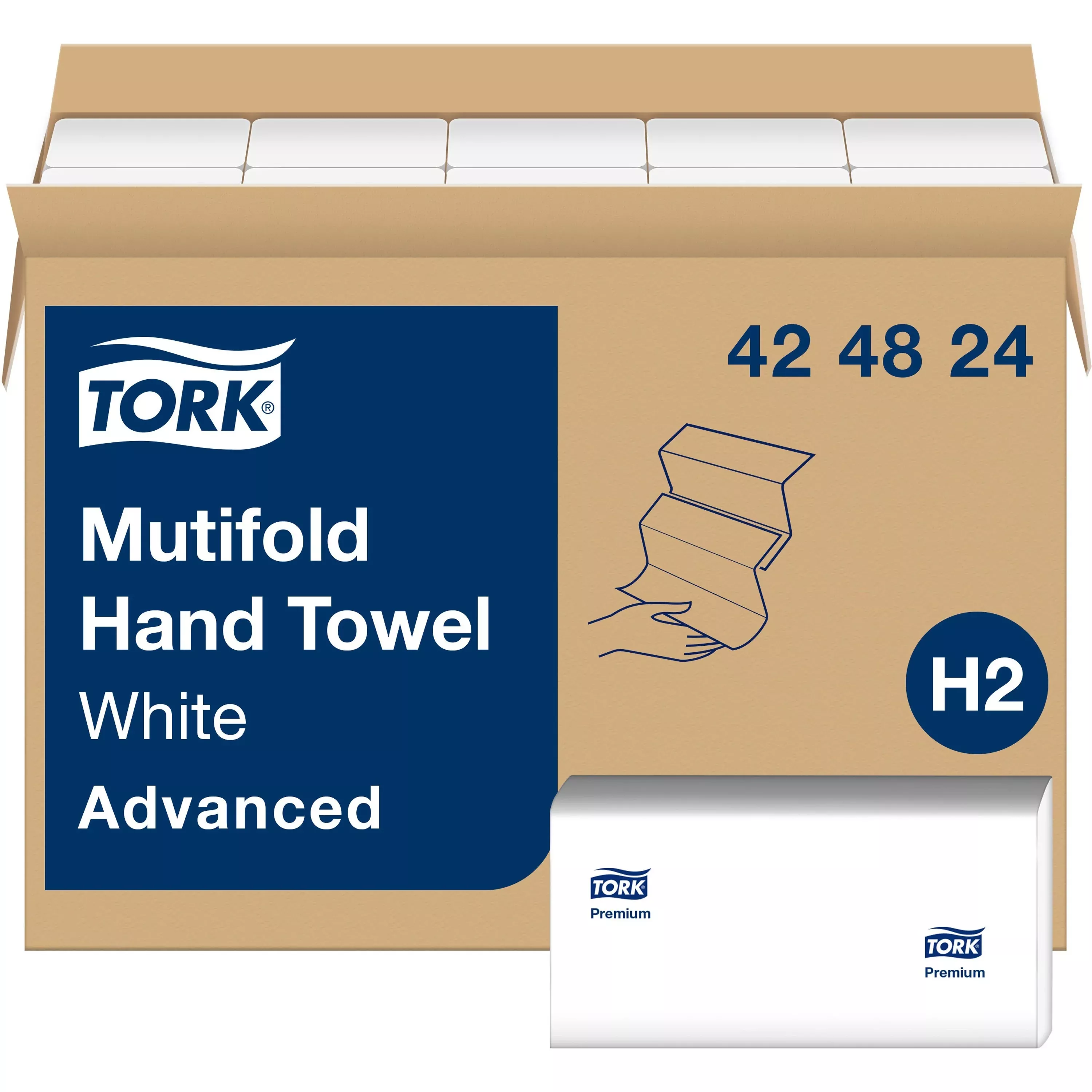 1 Ply - Multifold - White - 250/Bundle - 16 / Carton