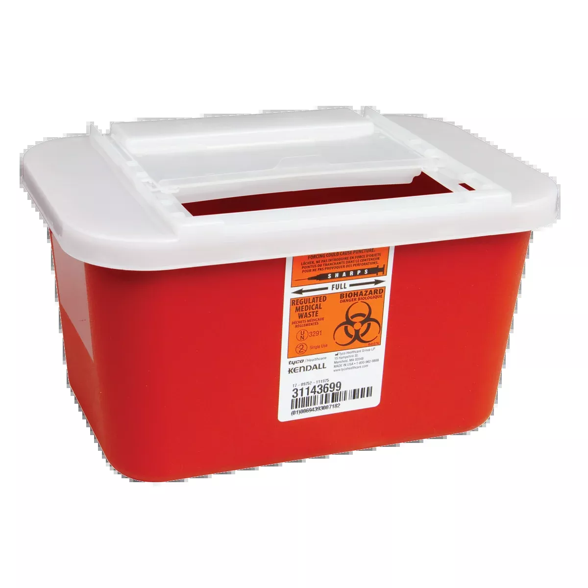 4 Quart Sharps Container (Slide Top)