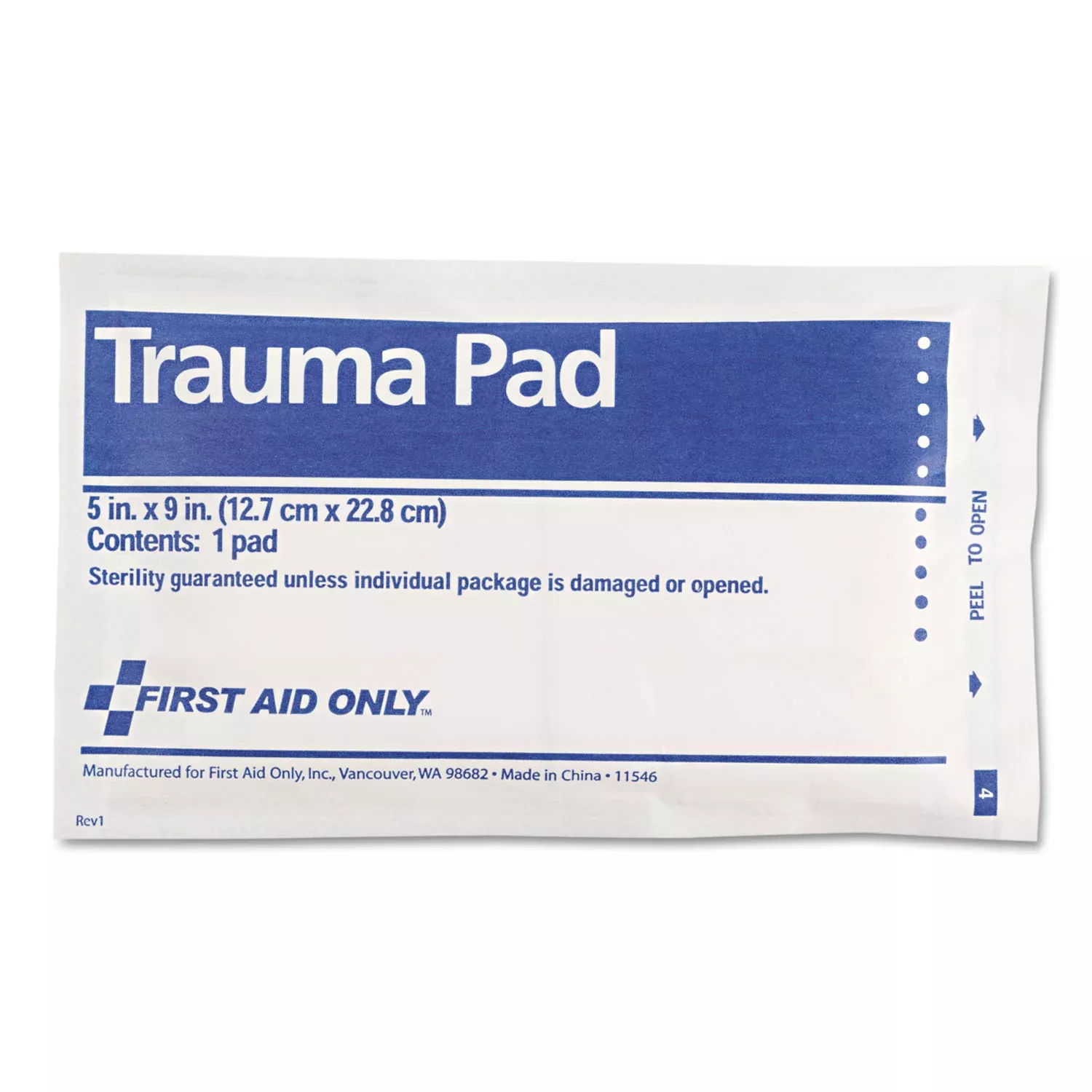 - 5" Width x 9" Length - White - 1 Pack