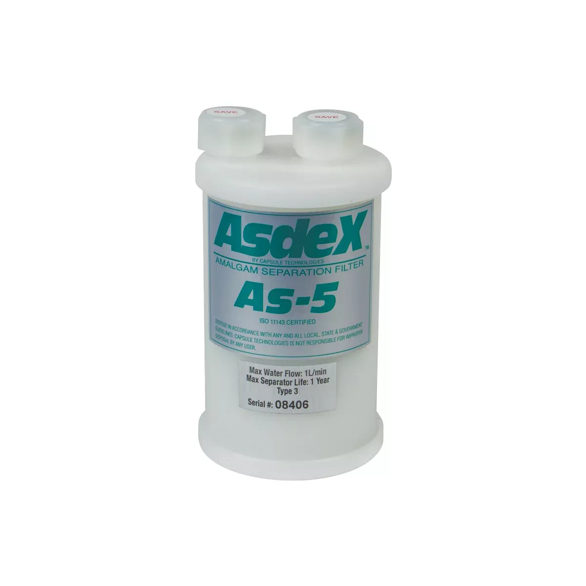 Asdex AS-5 Amalgam Separator Cartridge Only