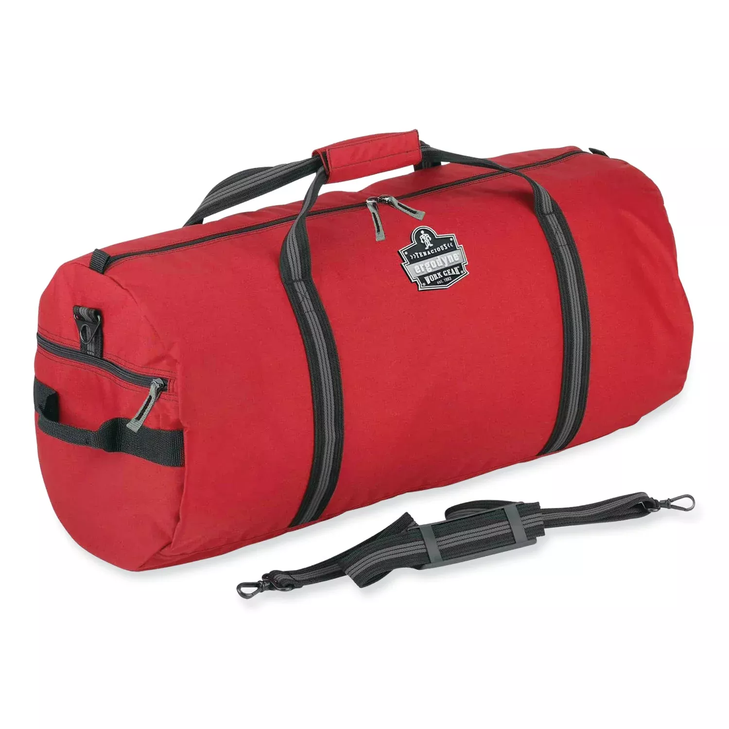 Ergodyne Arsenal 5020 Carrying Case (Duffel) Travel Essential - Red - Wear Resistant, Tear Resistant, Water Resistant, Stain Resistant - 600D Nylon Body - Shoulder Strap, Handle - 12" Height x 12" Width x 23" Depth - Small Size - 1 Each