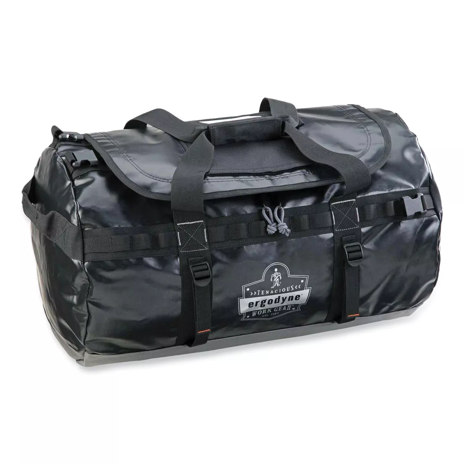 Ergodyne Arsenal 5030 Carrying Case Rugged (Duffel) ID Card, Document - Black - Water Resistant, Cold Resistant, Weather Resistant - 1000D Poly Mesh Body - Shoulder Strap, Handle - 13.5" Height x 13.5" Width x 23.5" Depth - Small Size - 1 Each