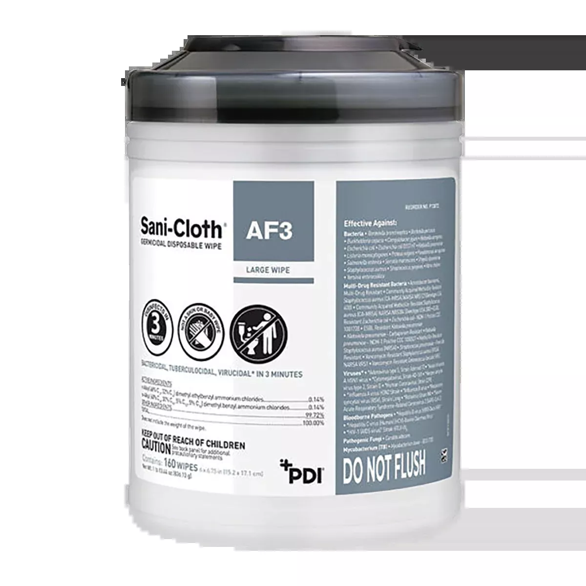 Sani-Cloth AF3 Germicidal Wipes - Large (Pkg. 160)