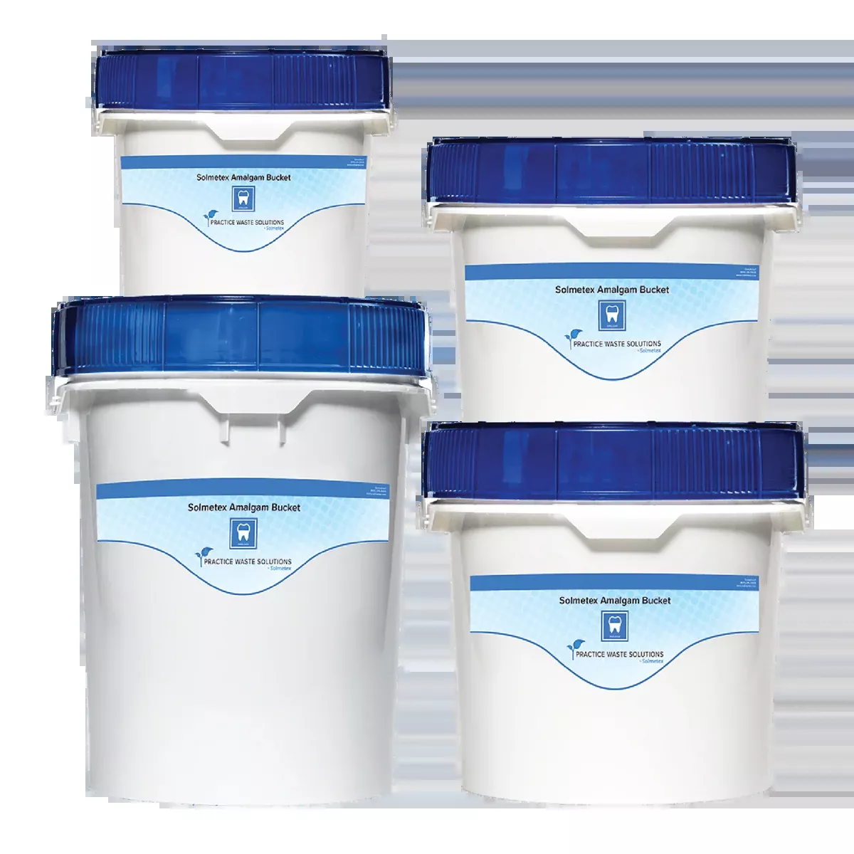 Solmetex Amalgam Bucket