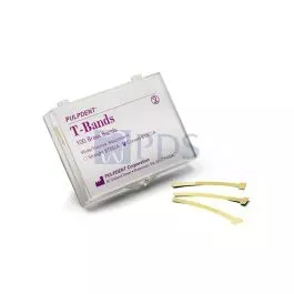 "T" Type Matrix Band, Brass, Curved, Assorted, .05mm Thick, 100/bx Pulpdent BTBC/A