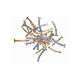 "T" Type Matrix Bands, Brass, Straight, Assorted, .05mm Thick, 100/bx Pulpdent BTBS/A