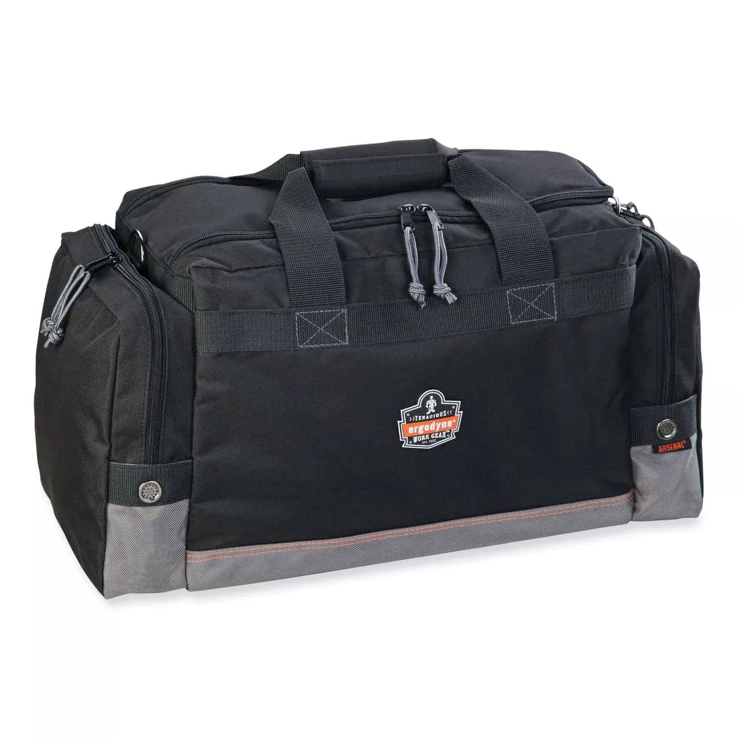 Wear Resistant, Tear Resistant, Water Resistant Back, Stain Resistant - 600D Polyester Body - Polyester Interior Material - Handle, Shoulder Strap - 12" Height x 9.5" Width x 23.5" Depth - Medium Size - 1 Each