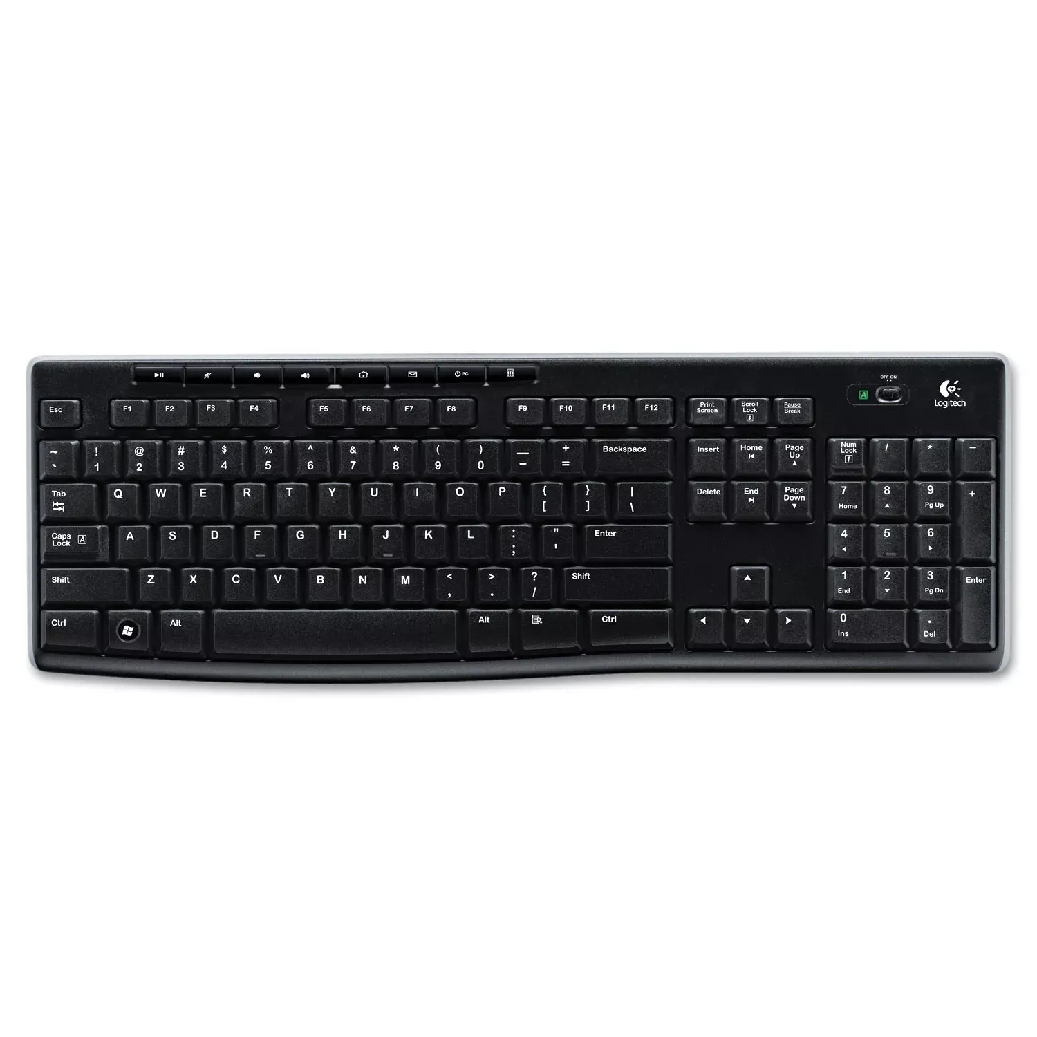 Wireless Connectivity - RF - 33 ft - 2.40 GHz - USB Interface - Computer - PC - AAA Battery Size Supported - Black