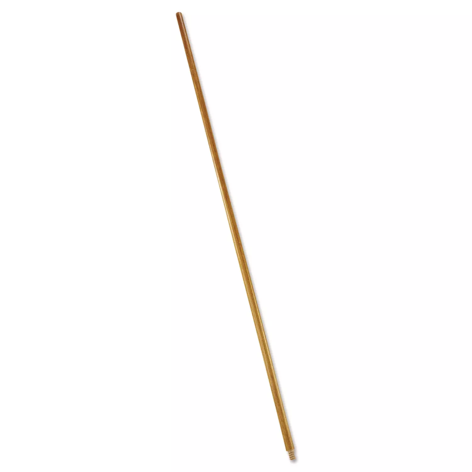 Wood Threaded-Tip Broom/Sweep Handle, 0.94" dia x 60", Natural