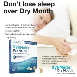 XYLIMELTS, DISC DRY MOUTH 550MG (40/CT),75806(40/CT)
