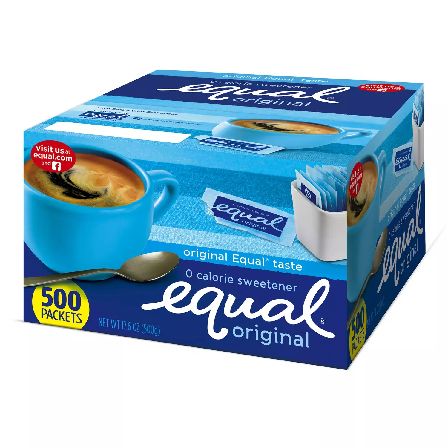 Zero Calorie Sweetener, 0.04 oz Packet, 500/Box