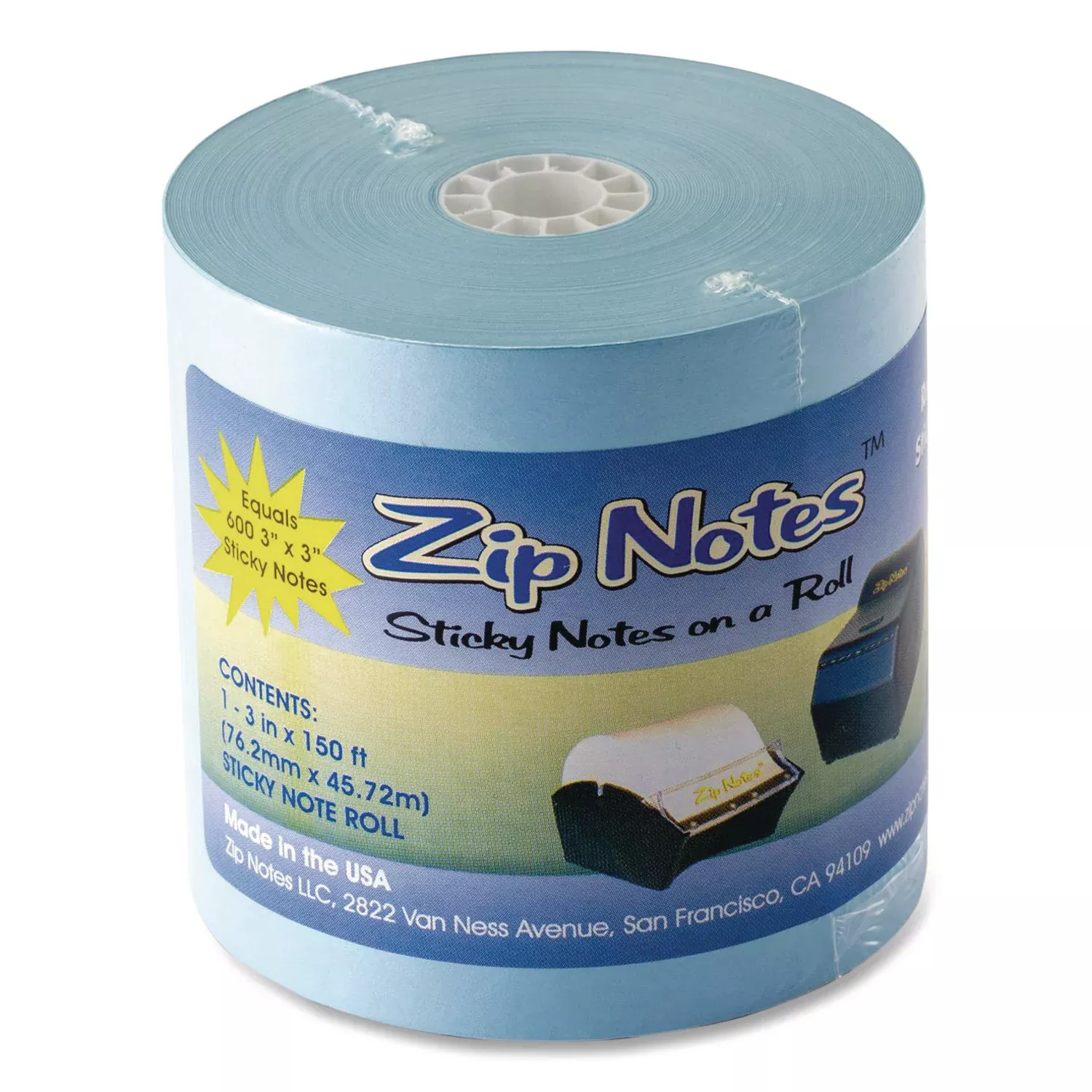 Zip Notes Refill Paper, Blue