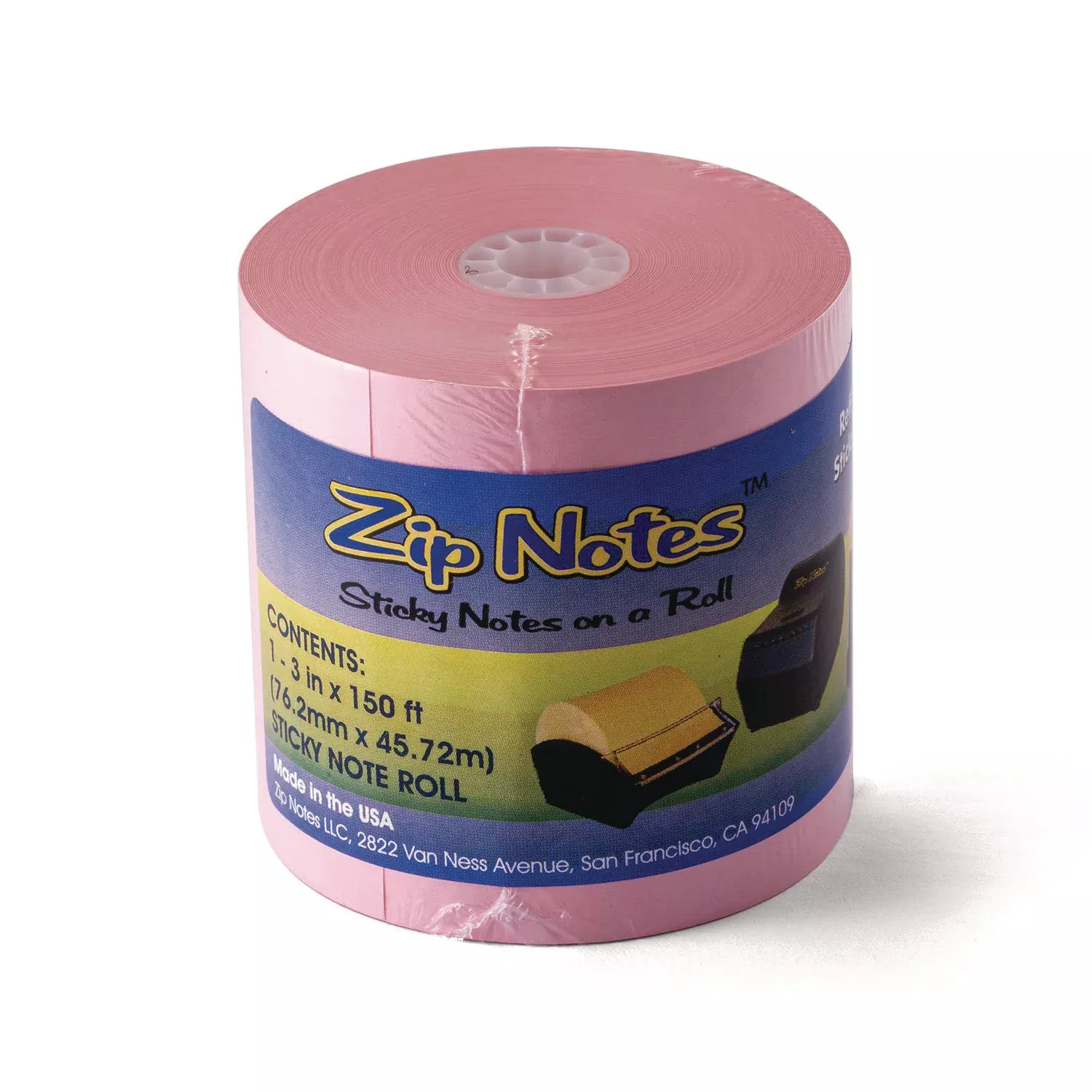 Zip Notes Refill Paper, Pink