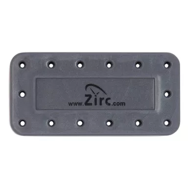 Zirc 14 Hole Gray, Magnetic Bur Block with Microban. Autoclavable/Chemiclavable